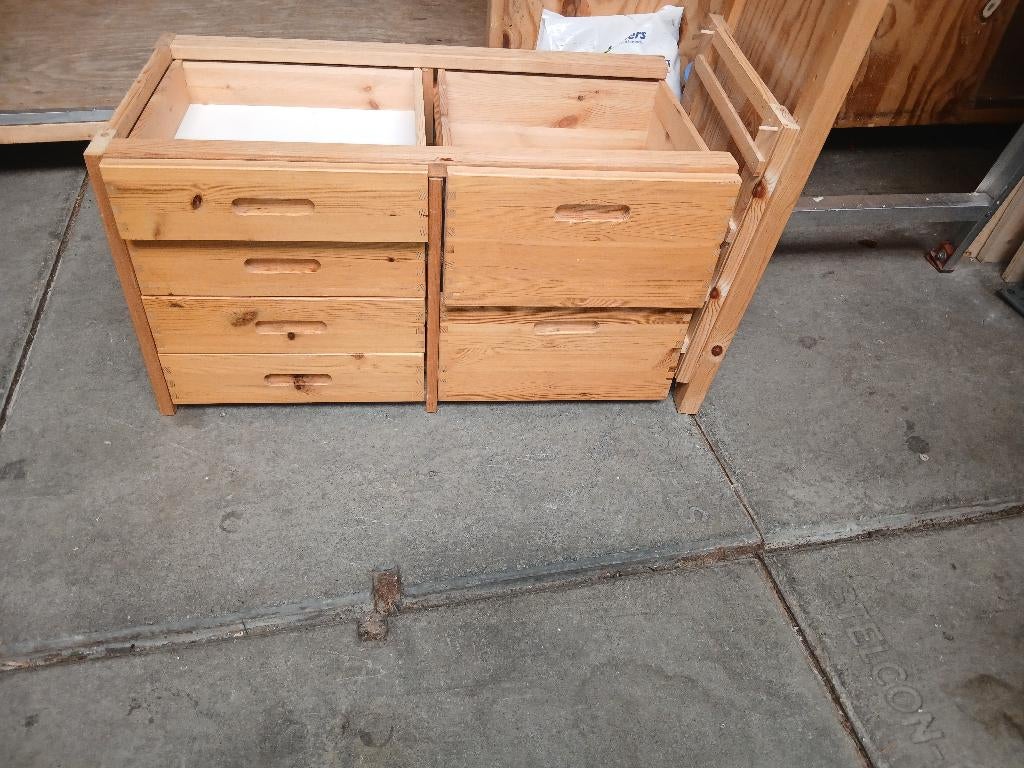 (0504) Wedeka ladenblok van 80 cm breed en 40 cm diep. , Ophalen, Gebruikt, 5 laden of meer, .