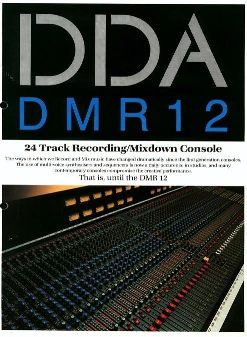 DDA DMR-12 88/44 mengtafel + Mogami bekabeling, Antelope 32+, Ophalen, Gebruikt, 20 kanalen of meer, Microfooningang