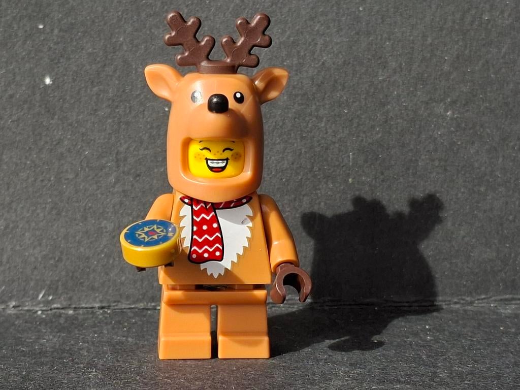 Lego minifig Reindeer Costume Girl Christmas BAM NIEUW, Ophalen of Verzenden, Nieuw, Complete set, Lego