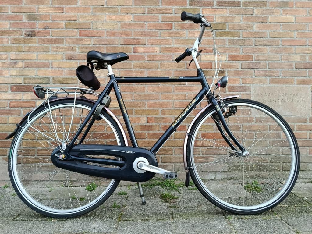 Herenfiets Gazelle 7 versnellingen, AXA slot, verlichting, Fietsen en Brommers, Fietsen | Heren | Herenfietsen, Ophalen, Versnellingen