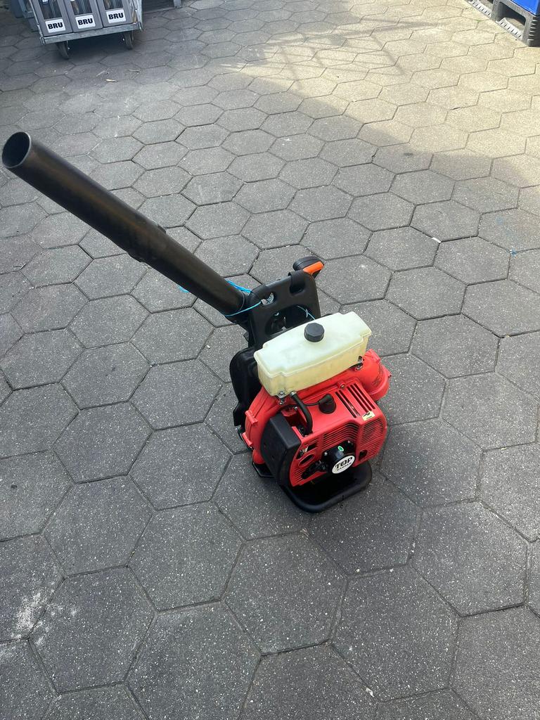 Bladblazer van Van Cranenbroek, Tuin en Terras, Ophalen, Gebruikt, Benzine, Ruggedragen