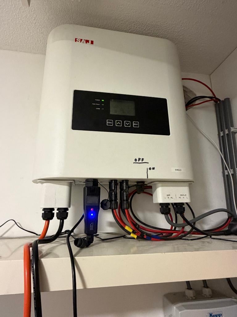 Omvormer SAJ H1 3K S2 15 (single phase hybrid), Doe-het-zelf en Verbouw, Ophalen, Zo goed als nieuw, Overige typen