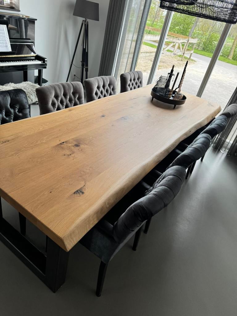 Prachtige Eetkamer stoelen (x8), Huis en Inrichting, Tafels | Eettafels, Zo goed als nieuw, 50 tot 100 cm, 200 cm of meer, Rechthoekig