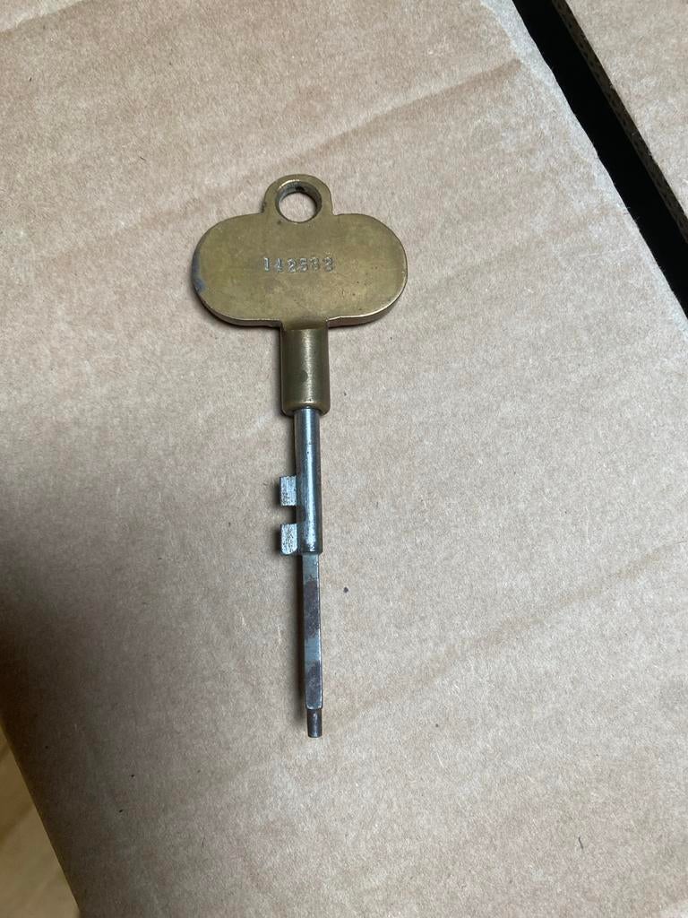 Lips Brandkastsleutel - Vintage Sleutel voor Kluis, Ophalen of Verzenden, Gebruikt, Brandkast