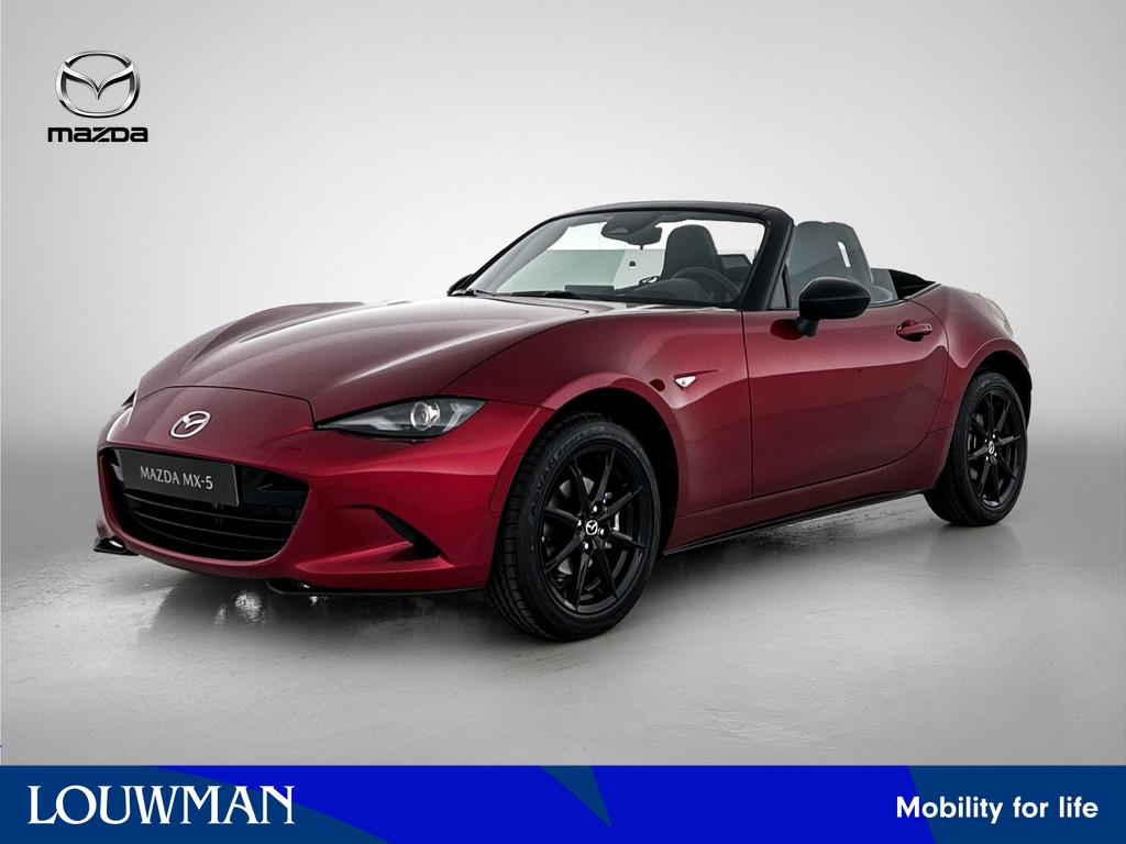 Mazda MX-5 1.5 SkyActiv-G 132 Prime-Line / prijs incl commer, Auto's, Mazda, Keurmerk '100% Onderhouden', 978 kg, 4 cilinders
