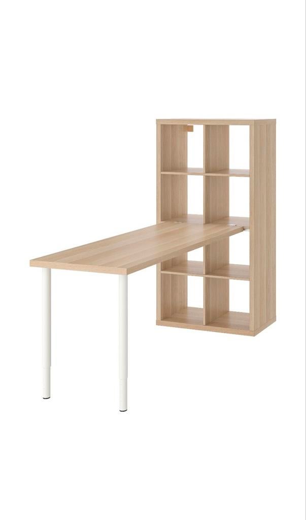 Beige bureau (Lagkapten IKEA) zonder opbergkast 75 x 150, Ophalen, Demontabel, Spaanplaat of MDF, Zo goed als nieuw