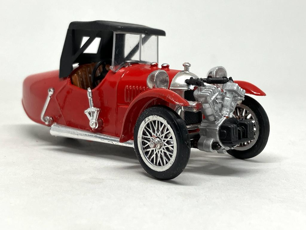 Brumm R4 - Darmont Cyclecar - 1/43, Ophalen of Verzenden, Zo goed als nieuw, Auto, Overige merken