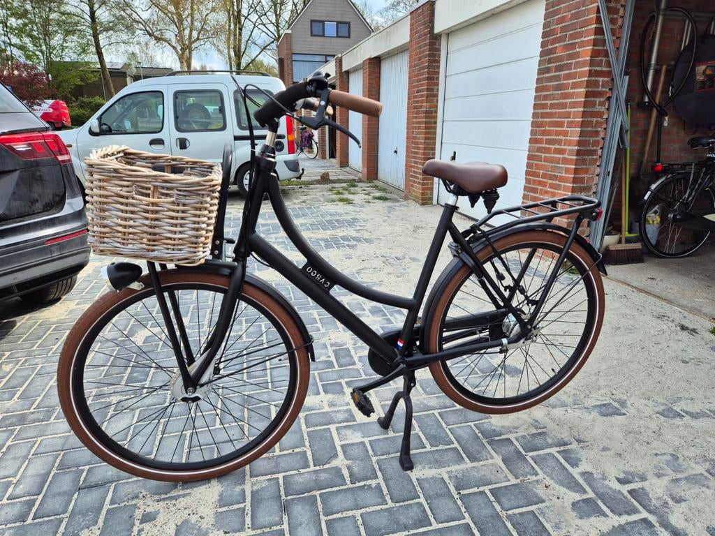 Avalon Cargo damesfiets met mand en 7 versnellingen, 53 tot 56 cm, Versnellingen, Zo goed als nieuw, Trommelrem