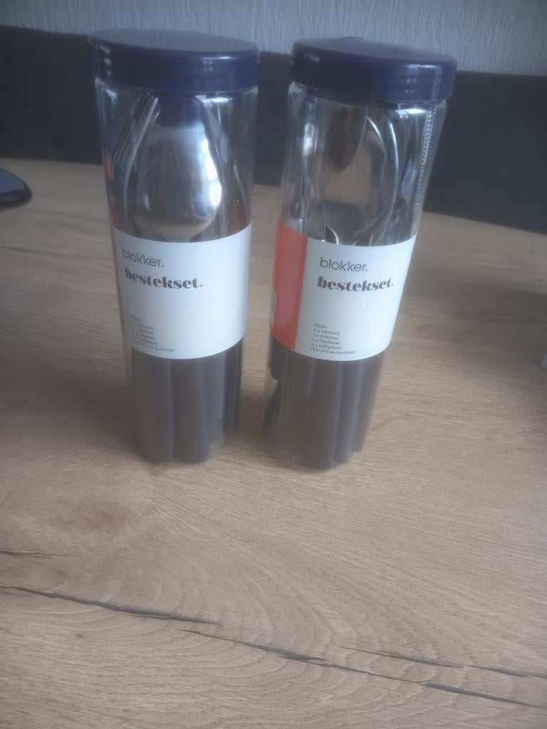 2x 24delig bestek voor €5,-, Ophalen of Verzenden, Rvs of Chroom