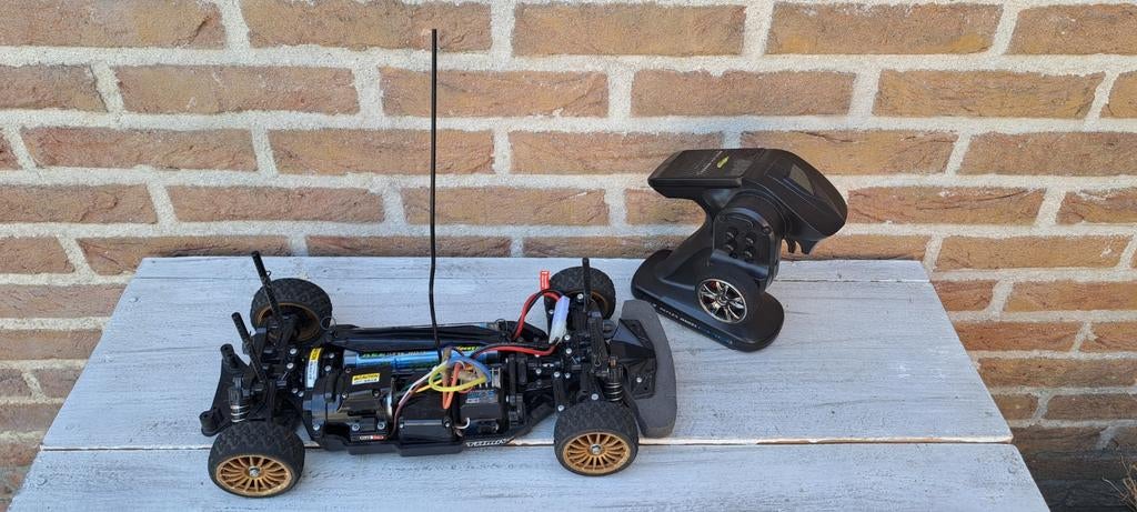 TT-02 tamiya radiografisch bestuurbare auto, Elektro, Gebruikt, Ophalen of Verzenden, Schaal 1:10