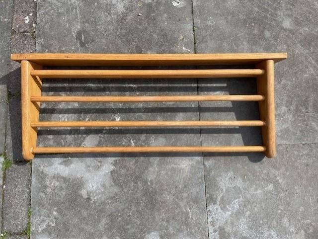 Vintage Bruynzeel Pannenrek, Overige typen, Ophalen of Verzenden, Gebruikt, Hout