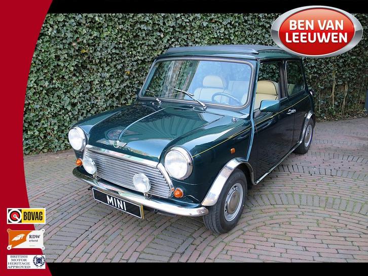 MINI Cooper 1.3 SPI Kensington met schuifdak, lederen bekled, Auto's, Oldtimers, Bedrijf, Te koop, Alarm, Lederen bekleding, Metallic lak