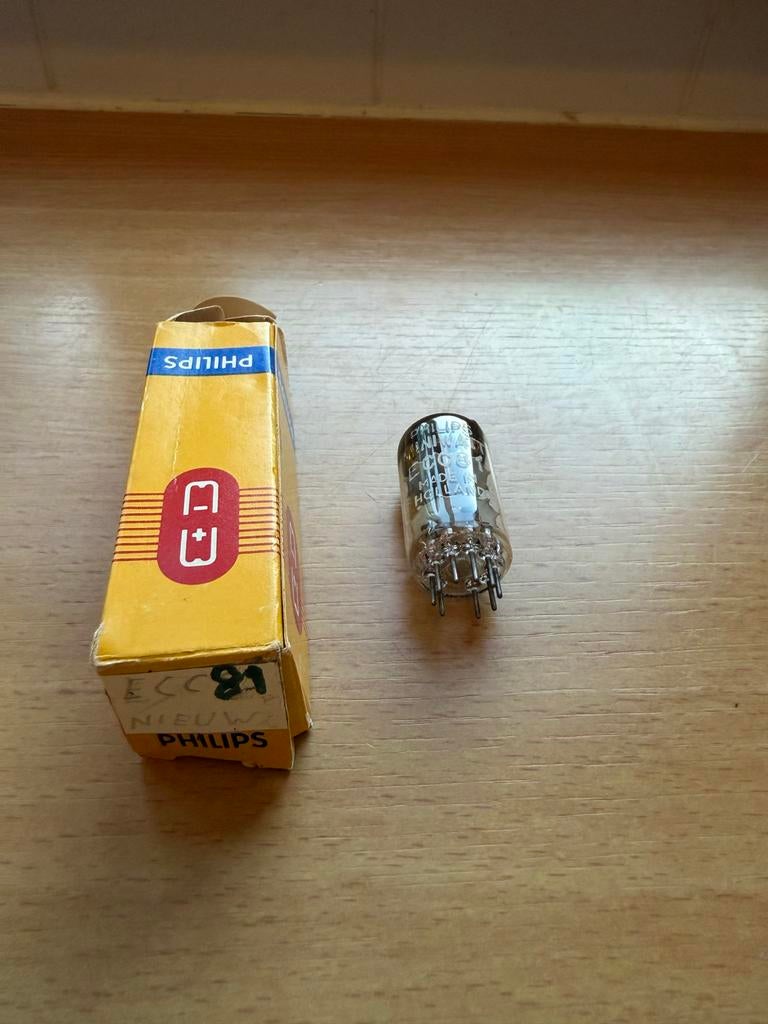 Philips ECC81 NOS buis - Nieuwstaat, Ophalen of Verzenden