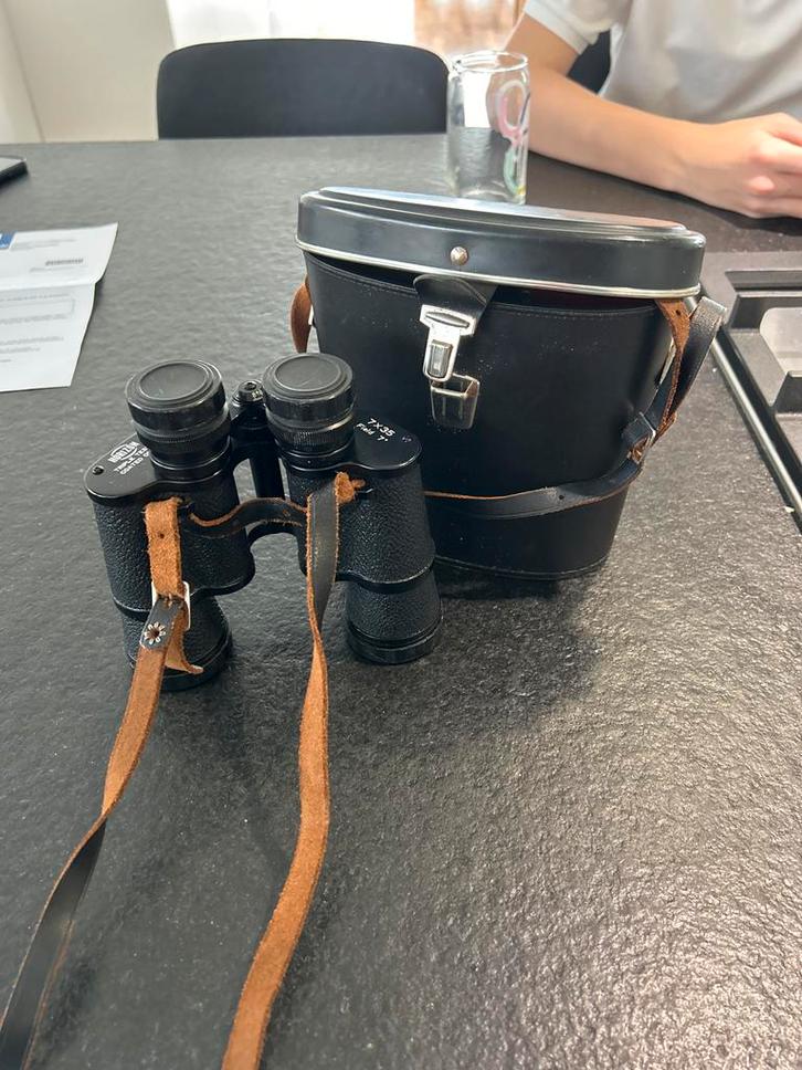 Horizon verrekijker 7x35 met tas, Audio, Tv en Foto, Optische apparatuur | Verrekijkers, Gebruikt, Porro (met knik), 8 tot 12x