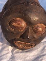 Unieke Aziatische masker stam - Handgesneden hout, Antiek en Kunst, Ophalen of Verzenden