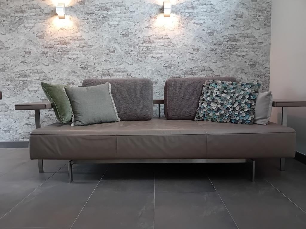 Prachtige Designbank van Rolf Benz., Ophalen, Zo goed als nieuw, Leer, Design