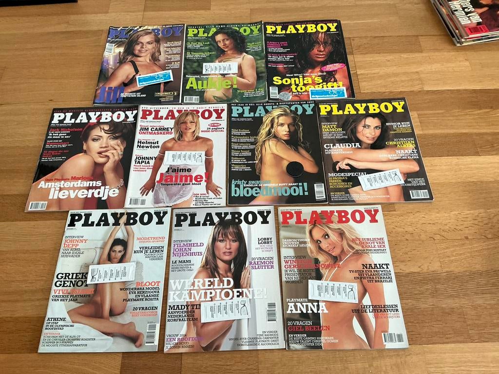 Playboy - set A- 10 stuks, Ophalen of Verzenden, Gelezen