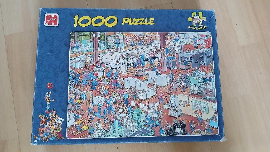 JUMBO 150 Year JAN VAN HAASTEREN 1000 stukjes, Ophalen of Verzenden, 500 t/m 1500 stukjes, Zo goed als nieuw, Legpuzzel