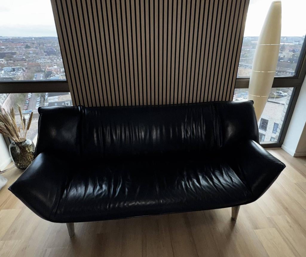Leolux Tango zwart, Ophalen, Gebruikt, Design, Driepersoons