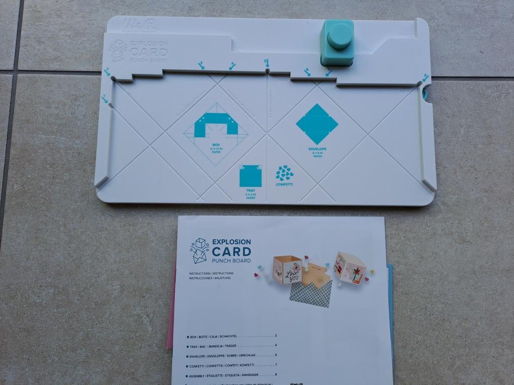 We R Memory Keepers explosion card punch board, nieuw, Ophalen of Verzenden, Nieuw, Overige merken