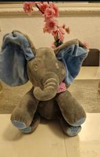 Engels Zingende en Pratende Knuffel Olifant, Ophalen of Verzenden, Zo goed als nieuw, Olifant
