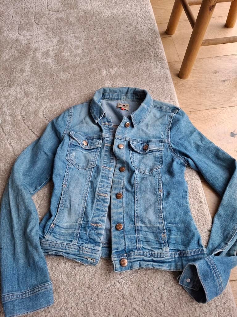 Spijkerjasje - Maat M (38), Maat 38/40 (M), Only, Blauw, Ophalen of Verzenden