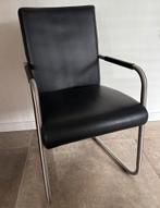 4 stuks MOVANI Sepang luxe leren stoelen, Ophalen, Zwart, Zo goed als nieuw, Vier