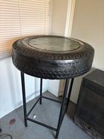 Unieke bartafel van autoband - Industriële stijl, Ophalen, Gebruikt