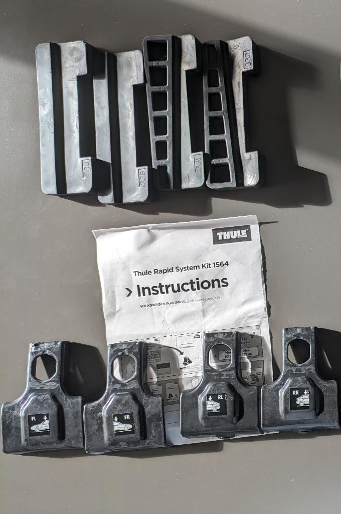 Thule Kit 1564 voor Volkswagen Polo 2009, Ophalen, Gebruikt