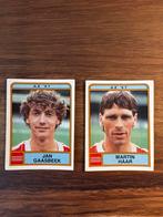 AZ '67 Voetbalplaatjes Panini 1984 - Jan Gaasbeek & Martin H, Ophalen of Verzenden, Gebruikt, Sticker