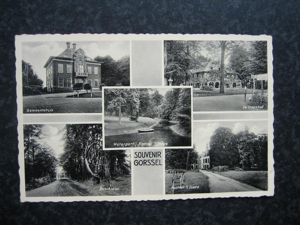 GORSSEL 5 luiks groeten uit 1945, Ophalen of Verzenden, 1940 tot 1960, Gelderland