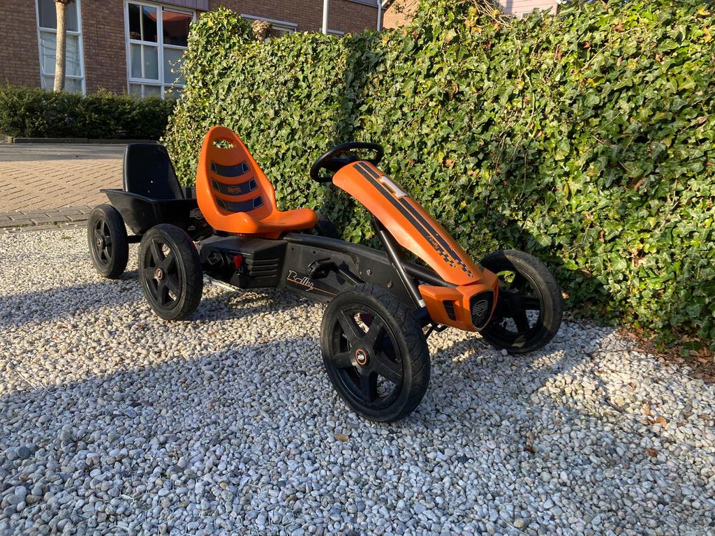 Berg skelter met duozit en aanhanger, Kinderen en Baby's, Speelgoed | Buiten | Skelters, Gebruikt, Berg, Duozit, Ophalen