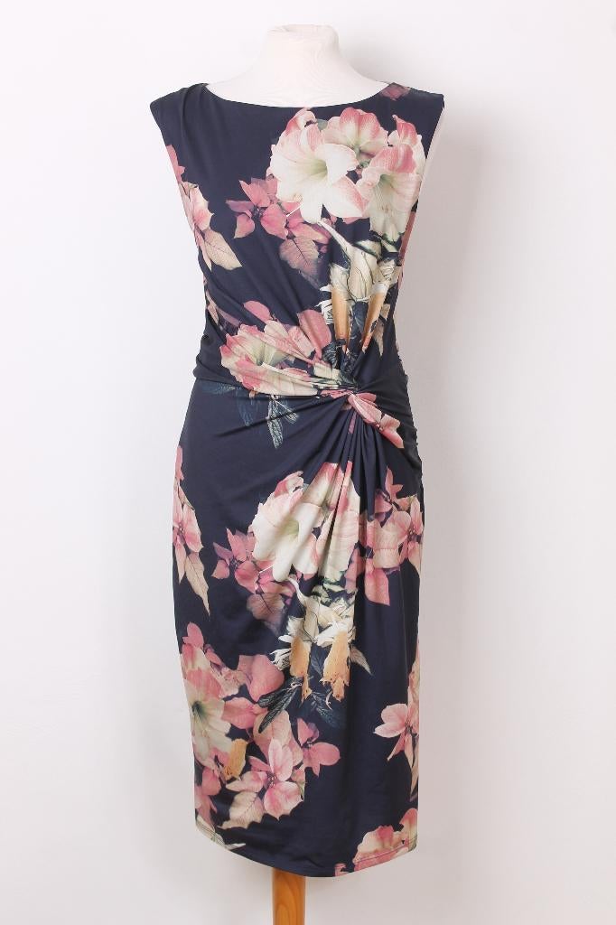 Zomer! Gebloemde jurk PHASE EIGHT maat 42, Kleding | Dames, Jurken, Blauw, Maat 42/44 (L), Ophalen of Verzenden, Zo goed als nieuw