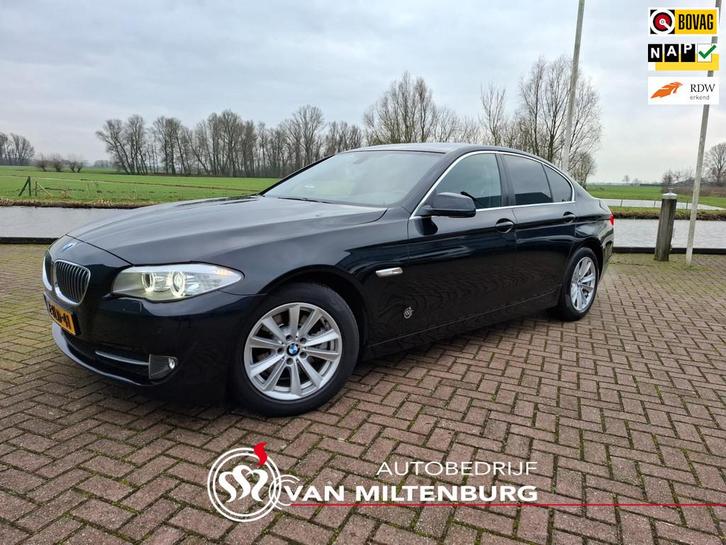 BMW 5-serie 520i High Executive Clima Leder Stoelverwarming, Auto's, BMW, Bedrijf, Te koop, 5-Serie, ABS, Airbags, Airconditioning