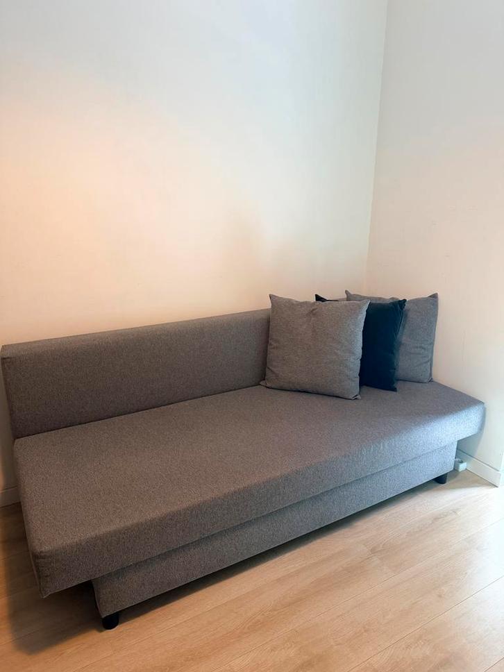 MOET WEG Ikea Alvdalen slaapbank/bedbank, Huis en Inrichting, Slaapkamer | Slaapbanken, Zo goed als nieuw, 140 cm, Tweepersoons