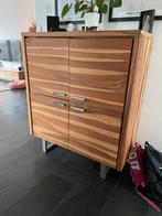 Houten kast XOOON met vier deuren sheezamhout, Huis en Inrichting, Ophalen, Gebruikt