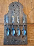 4 amerika 200 jaar verzilverde lepeltjes, Ophalen of Verzenden