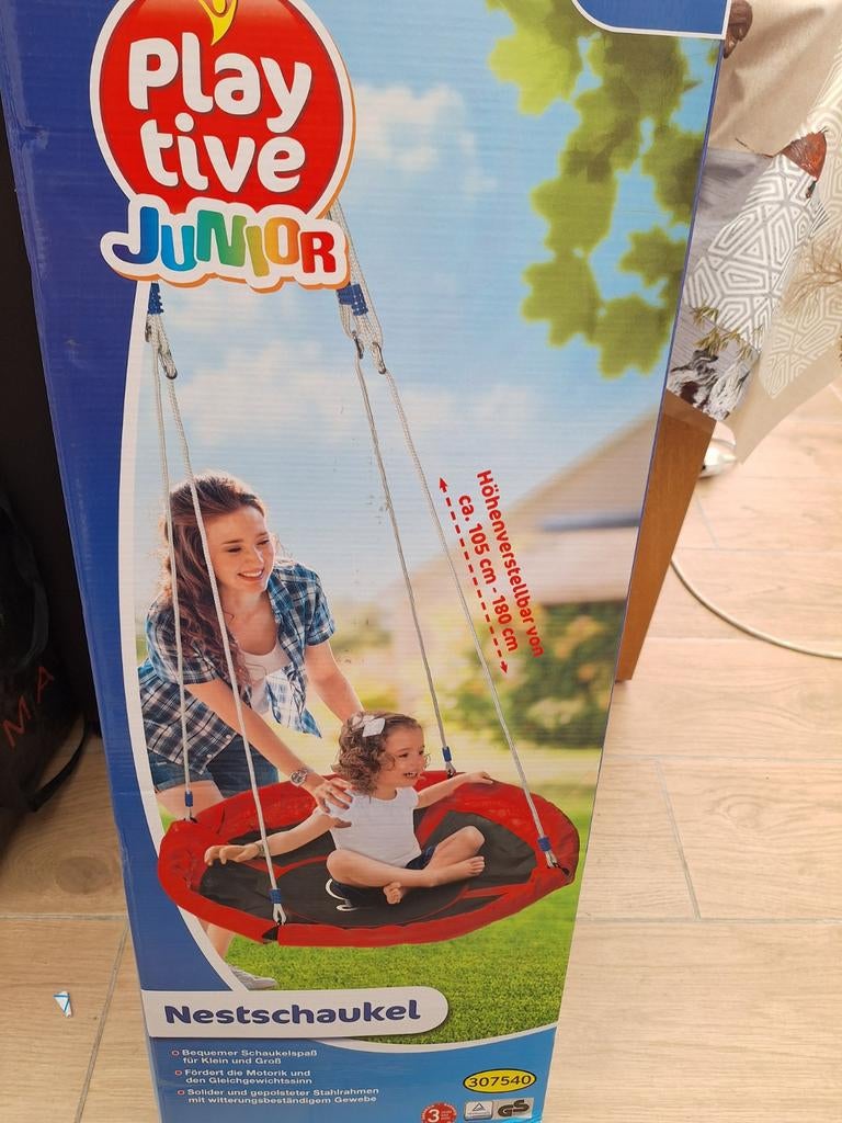 Playtive Junior nestschommel nieuw in doos, Ophalen of Verzenden