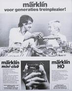 5 vintage reclames trein treinen 61-81 Marklin Fleischmann, Ophalen of Verzenden, Huis en Inrichting