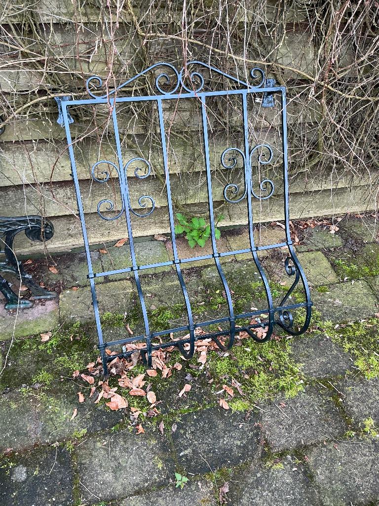 Smeedijzeren balustrade voor frans balkon of iets anders, Ophalen of Verzenden, Gebruikt, IJzer, Sierhekwerk