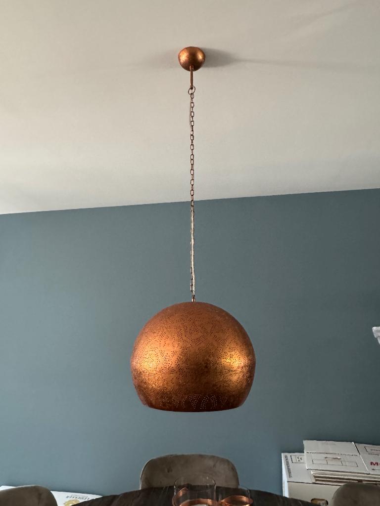 Oosterse filigrain hanglamp, Ophalen, Zo goed als nieuw, Oosters, Metaal