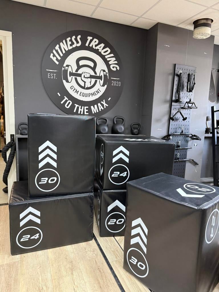 Zwarte/Black soft Plyo Box, 3 hoogtes, ., Overige typen, Nieuw, Ophalen of Verzenden