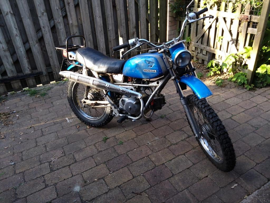 Honda SL90 zeldzaam oldtimer met nl kenteken, Fietsen en Brommers, Brommers | Crossbrommers, Ophalen, Honda