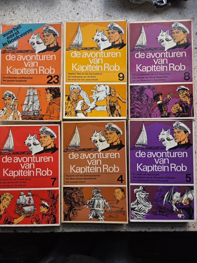 kapitein rob 16x skarabee uitgaven, Complete serie of reeks, Verzenden, Zo goed als nieuw