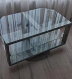 Glazen tv meubel met draaipunt, Huis en Inrichting, Ophalen, 50 tot 100 cm, Minder dan 100 cm, 25 tot 50 cm