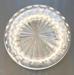 Vintage Kristallen Asbak met Zilveren Rand, Ophalen of Verzenden