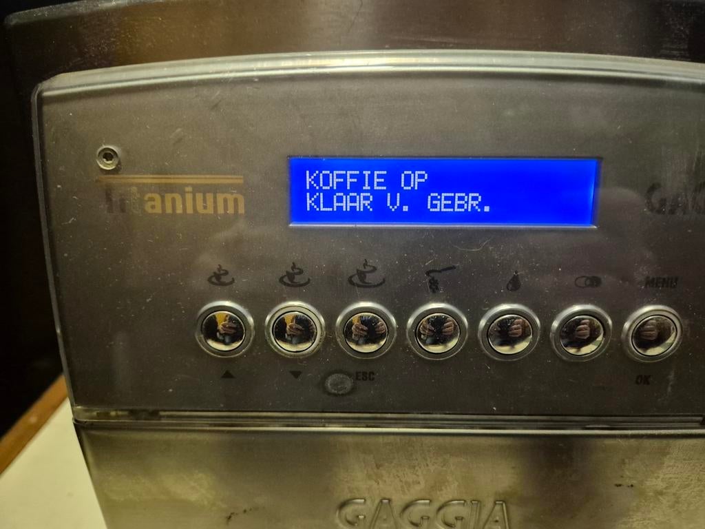 Gaggia Titanium koffiezetapparaat voor onderdelen, Witgoed en Apparatuur, Koffiezetapparaten, Ophalen of Verzenden, Koffiemachine