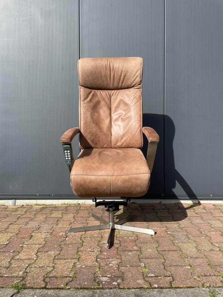Luxe prominent stockholm sta op stoel / relax fauteuil XL, Ophalen, Minder dan 75 cm, Zo goed als nieuw, Nvt