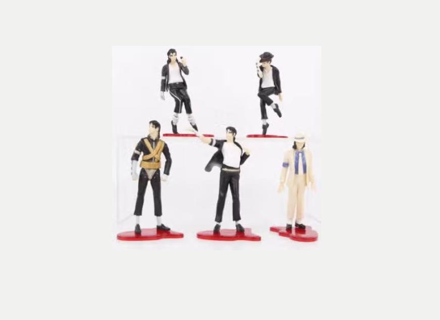 Michael Jackson figuren set 5 stuks (10cm)