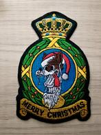 USAFE patch 32nd Tactical Fighter Squadron 'Merry Christmas', Verzenden, Luchtmacht, Amerika, Embleem of Badge